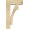 Ekena Millwork Westlake Block Rough Sawn Bracket w/ Offset Brace, Douglas Fir, 6"W x 16"D x 28"H BKT0604X16X28WTL05RDF - alternate 2